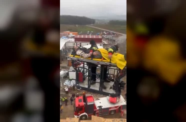 Bafra’da inşaatta iş kazası: 1 yaralı 