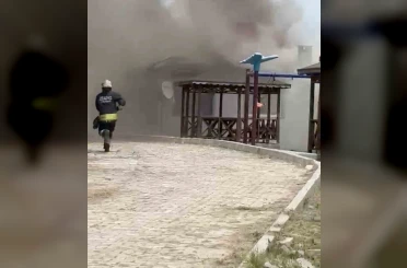 Bağ evinde çıkan yangına itfaiye müdahale etti 