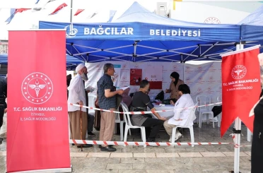 Bağcılar Meydanı’nda ücretsiz sağlık hizmeti 