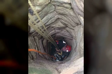 Bahçedeki kuyuya düşen 94 yaşındaki adam kurtarıldı 