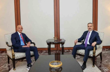 Bakan Fidan, ABD Suriye Özel Temsilcisi Barrack’ı kabul etti 