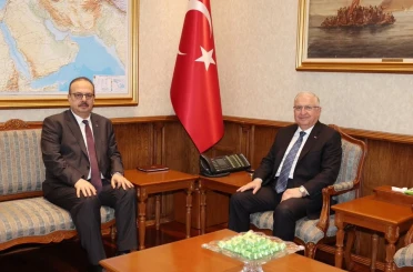 Bakan Güler, Ankara Valisi Canbolat’ı kabul etti 