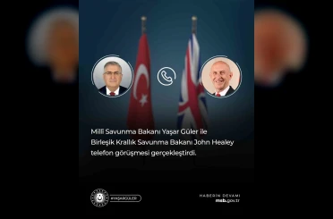 Bakan Güler, Birleşik Krallık Savunma Bakanı Healey ile görüştü 