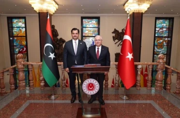 Bakan Güler, Libya Ulusal Ordusu Genel Komutan Yardımcısı Hafter’i kabul etti 