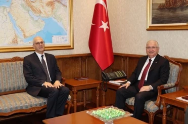 Bakan Güler, Mısır Büyükelçisi El Şeyh’i kabul etti