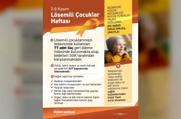 Bakan Işıkhan’dan Lösemili Çocuklar Haftası paylaşımı 