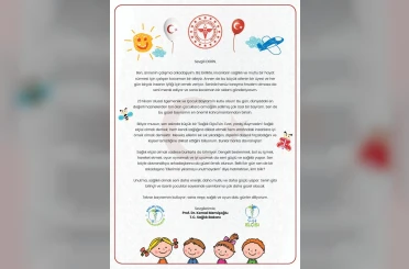 Bakan Memişoğlu, 2 bin 36 sağlık elçisine mektup gönderdi, 23 Nisan Ulusal Egemenlik ve Çocuk Bayramı’nı kutladı 