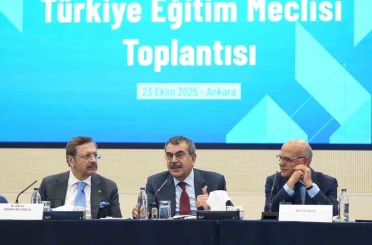 Bakan Tekin: "Nitelikli elemanı yetiştirmek konusunda biz elimizi taşın altına koyacağız" 