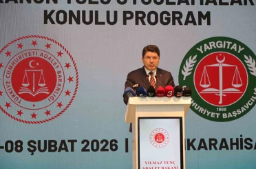 Bakan Tunç: "2025’de 11 milyon 779 bin 741 derdest dosya bulunurken, 14 milyon 41 bin 279 dosyada karar verildi" 