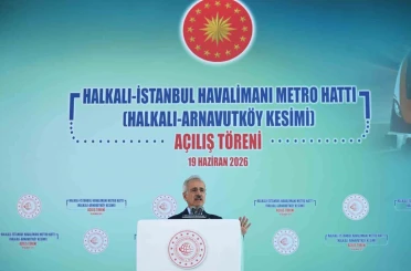 Bakan Uraloğlu: "Bakanlığımızca İstanbul’a kazandırılan toplam raylı sistem hattı uzunluğu 180 kilometreye ulaştı" 