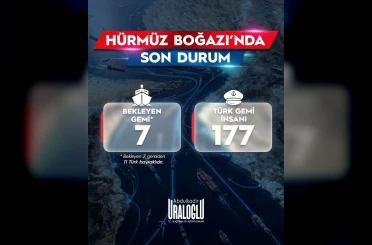 Bakan Uraloğlu: "Savaş başladığından beri Hürmüz Boğazı’ndan Türk sahipli 11 gemimiz güvenli şekilde geçti" 