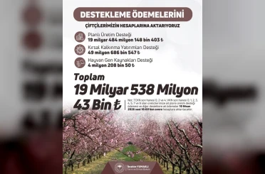 Bakan Yumaklı: "19,5 milyar liralık tarımsal destek ödemesini çiftçilerin hesaplarına aktarıyoruz" 