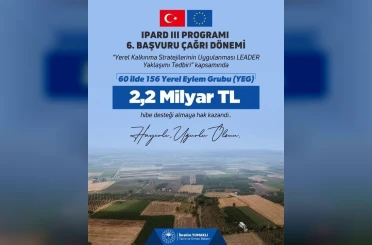 Bakan Yumaklı: "LEADER Yaklaşımı Tedbiri’ne başvuruda bulunan 60 ildeki 156 Yerel Eylem Grubunun tamamı desteklenmeye hak kazandı" 