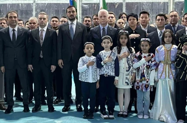Bakırköy’de Özbekistan Devlet Okulu’nun yapıma yönelik tören düzenlendi 