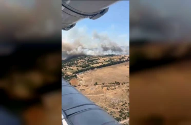 Balıkesir Altıeylül’de orman yangını 