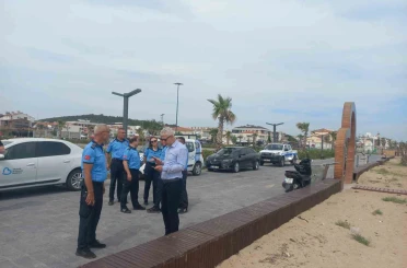 Balıkesir Büyükşehir Belediyesi’nden Sarımsaklı Plajı’nda sıkı denetim 