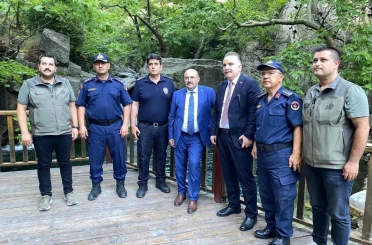 Balıkesir Valisi İsmail Ustaoğlu Kazdağı Milli Parkı Hasanboğuldu alanında incelemelerde bulundu 