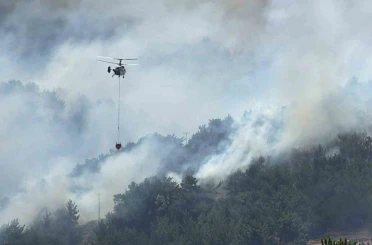Balıkesir’de tek yangın cephesi: Gömeç 