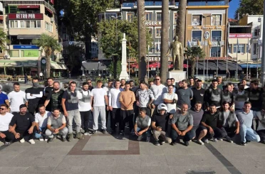 Bandırma’da kuryenin darbedildiği iddiası protesto edildi 