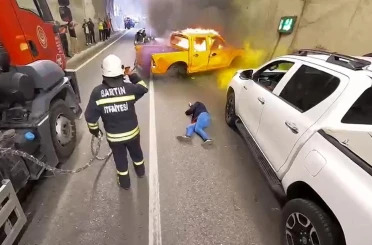 Bartın’da tünel içerisinde gerçeği aratmayan tatbikat 