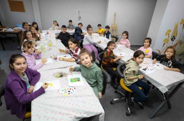 Başiskele’de öğrenciler yarıyıl tatilini atölye çalışmalarıyla değerlendiriyor 
