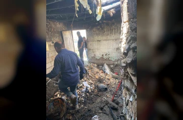 Başkale’de tandır evi yangını 