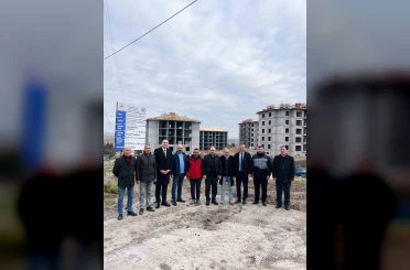 Başkan Albayrak, TOKİ çalışmalarını yerinde inceledi 