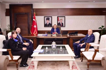 Başkan Arıkan tarihi yapılar için Vali Canbolat ile görüştü 