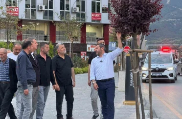 Başkan Çetinkaya tamamlanan çalışmaları inceledi 