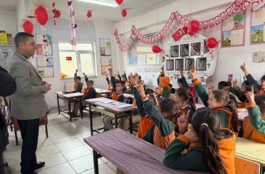 Başkan Durak öğrencilerle buluştu. 