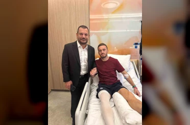 Başkan Ertuğrul Doğan’dan Edin Visca’ya geçmiş olsun ziyareti 