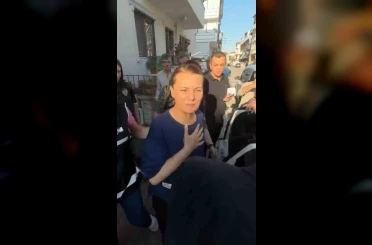 Başkan Fatma Kaplan Hürriyet’in, polis aracına bindiği anların görüntüsü ortaya çıktı 