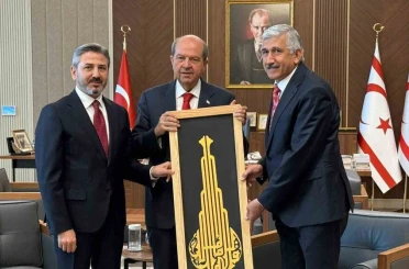 Başkan Hallaç’tan KKTC Cumhurbaşkanı Ersin Tatar’a ziyaret 