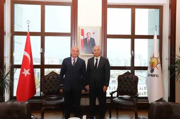 Başkan Özlü Efkan Ala ile bir araya geldi
