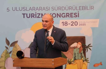 Başkan Özlü’den sürdürülebilir turizm kongresinde önemli açıklamalar 