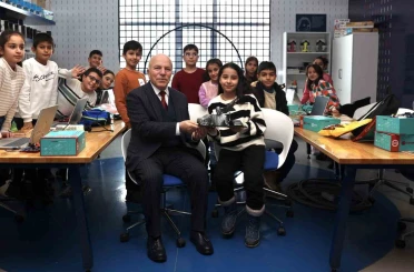 Başkan Sekmen geleceğin dâhileriyle buluştu 