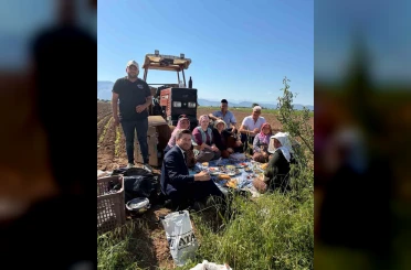 Başkan Tatık’tan tütün emekçilerine sabah ziyareti 