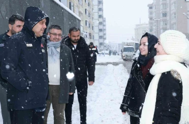 Başkan Toptaş:" Karla mücadele çalışmalarımız aralıksız sürüyor" 