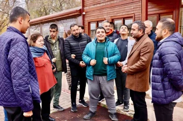 Başkan Ulutaş özel öğrencileri ağırladı 