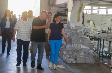 Başkan Vekili Özkan Dokumacılar Sitesi esnafını ziyaret etti 
