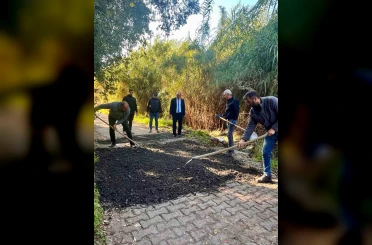 Başkan Yıldırımkaya, çalışmaları yerinde inceledi 