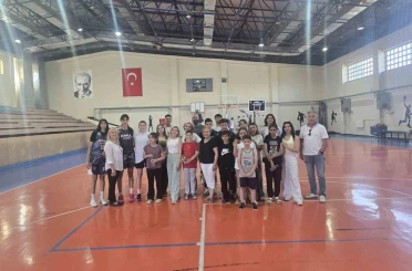 Basketbol ile eğlendiler 
