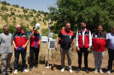 Batman’da bağ ve Antep fıstığı bahçelerine "tahmin ve erken uyarı sistemi" kuruldu 