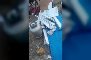 Batman’da gaz parlaması nedeniyle yaşlı kadın alevlerin arasında kaldı 