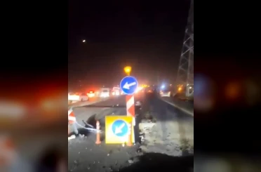Batman’da yapımı devam eden yolda trafik kazaları: 7 yaralı 