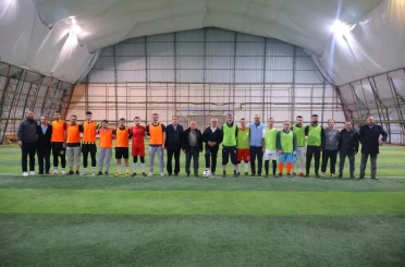 Bayburt’ta din görevlileri arasında futbol turnuvası başladı 
