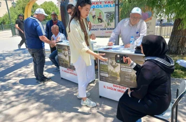 Bayburt’ta hareket yaşı taramaları sürüyor 