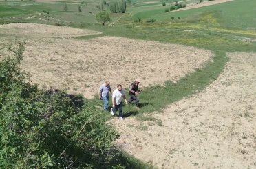 Bayburt’ta hazine taşınmazları için arazi çalışması yapıldı 