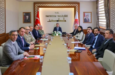 Bayburt’ta okul güvenliği için alınan tedbirler değerlendirildi 