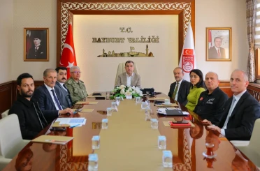 Bayburt’ta sığınakların kapasitesi ve ihtiyaçları değerlendirildi 